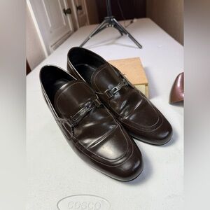 Versace Classic Leather Loafers Sz 42 / 9 Damaged